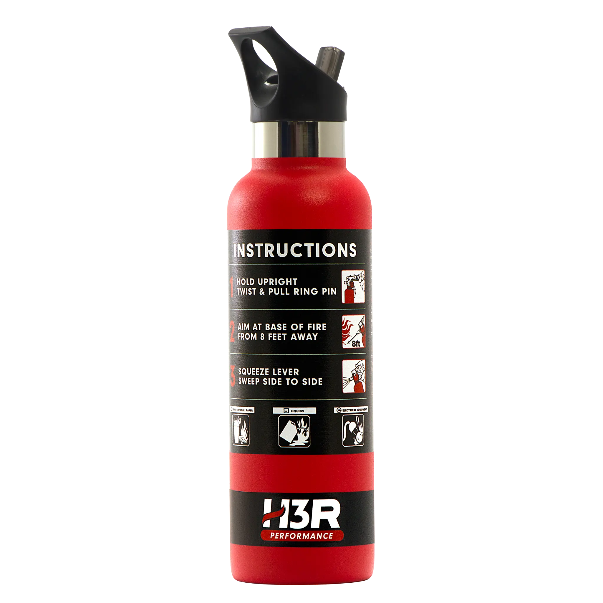 MQ200RS - MaxQuench 20 oz. Stainless Steel Water Bottle With Straw Lid