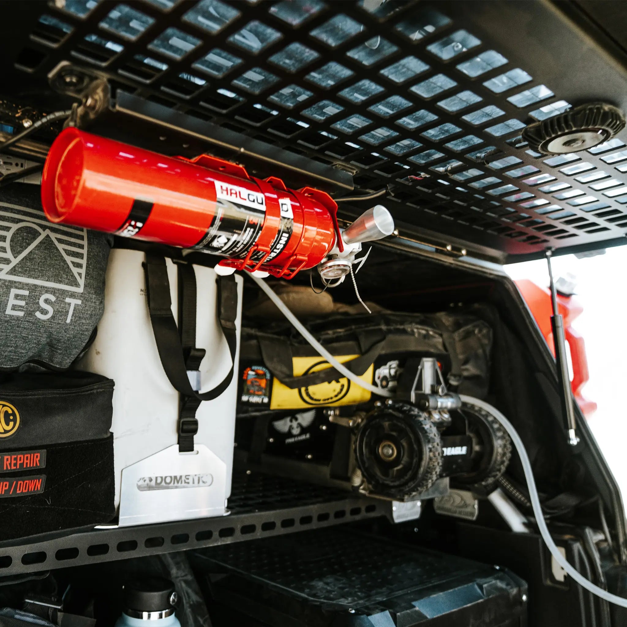 Red HalGuard Clean Agent Car Fire Extinguisher 2.5 lb.