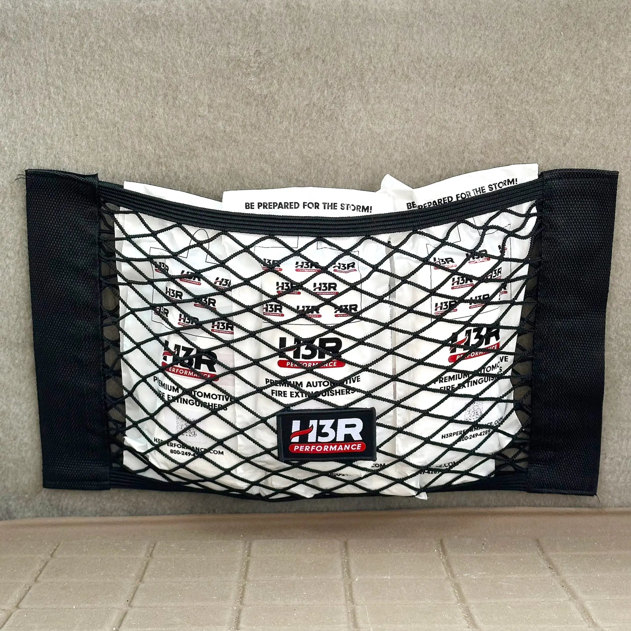 Rain Ponchos in Cargo Net