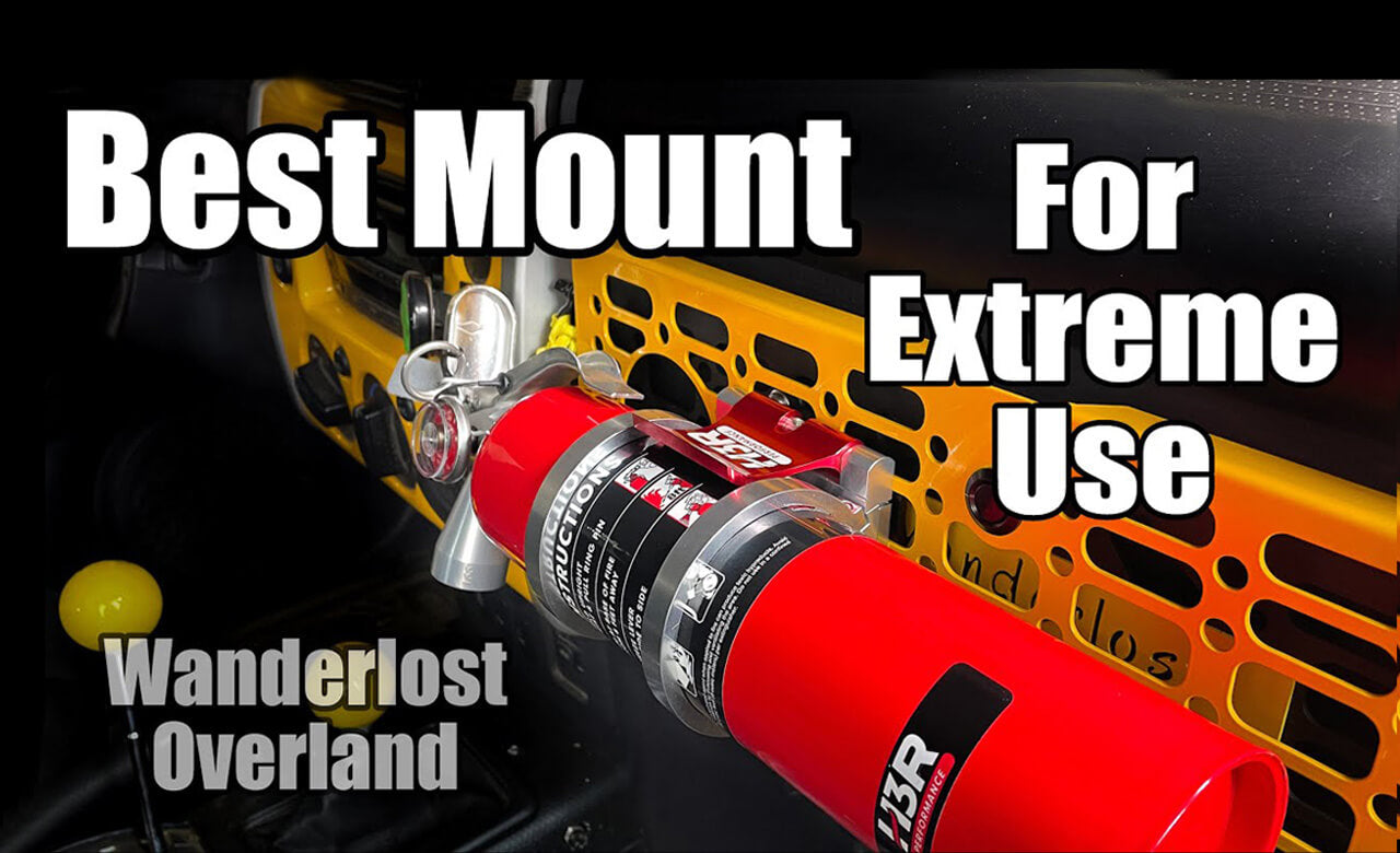 Best Places To Mount Fire Extinguisher In Overland vehicle