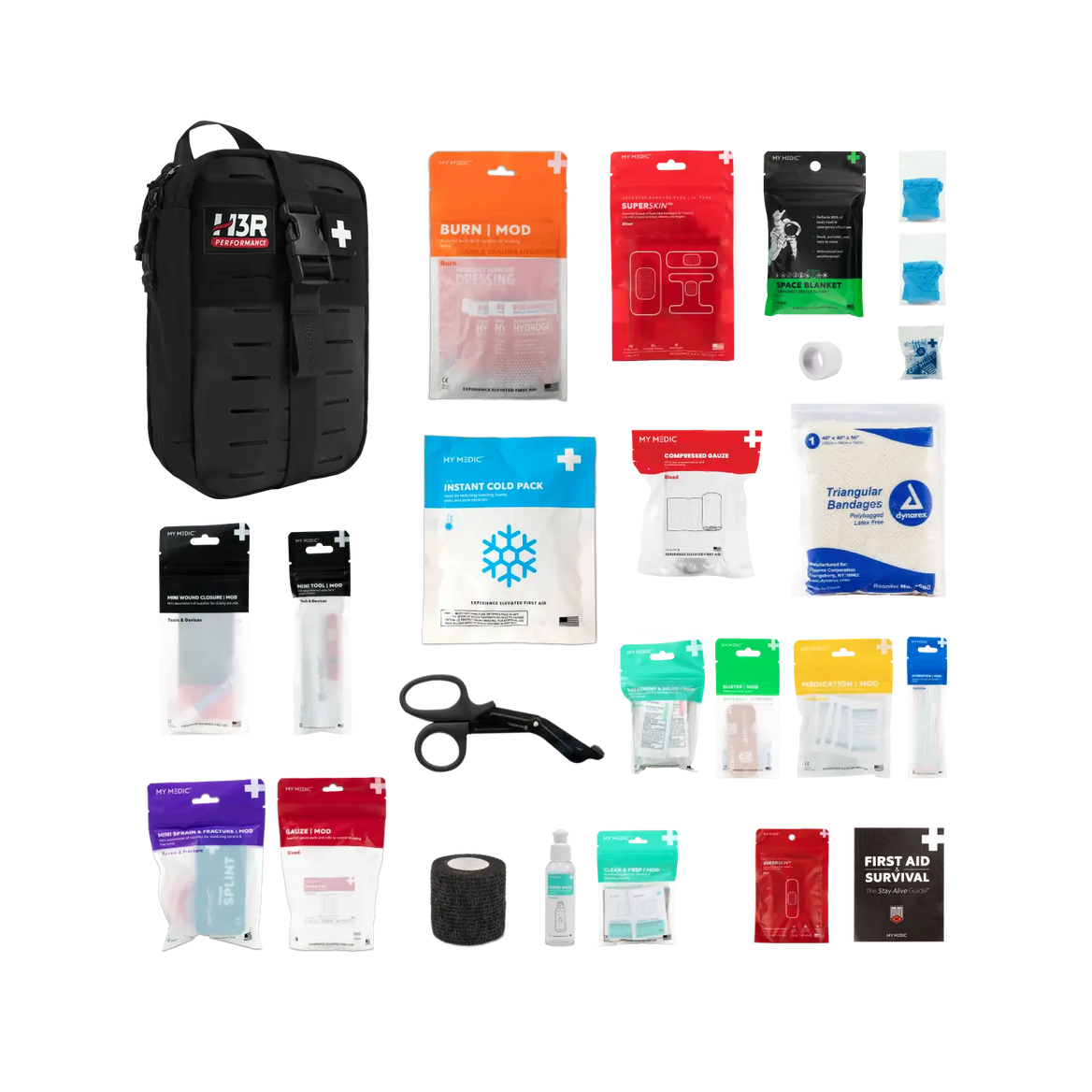 MyFAK Standard First Aid Kit by MyMedic (Black)