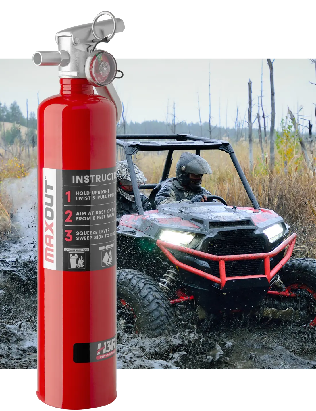 H3r Performance Sticker Auto Fire Extinguishers | H3R Performance