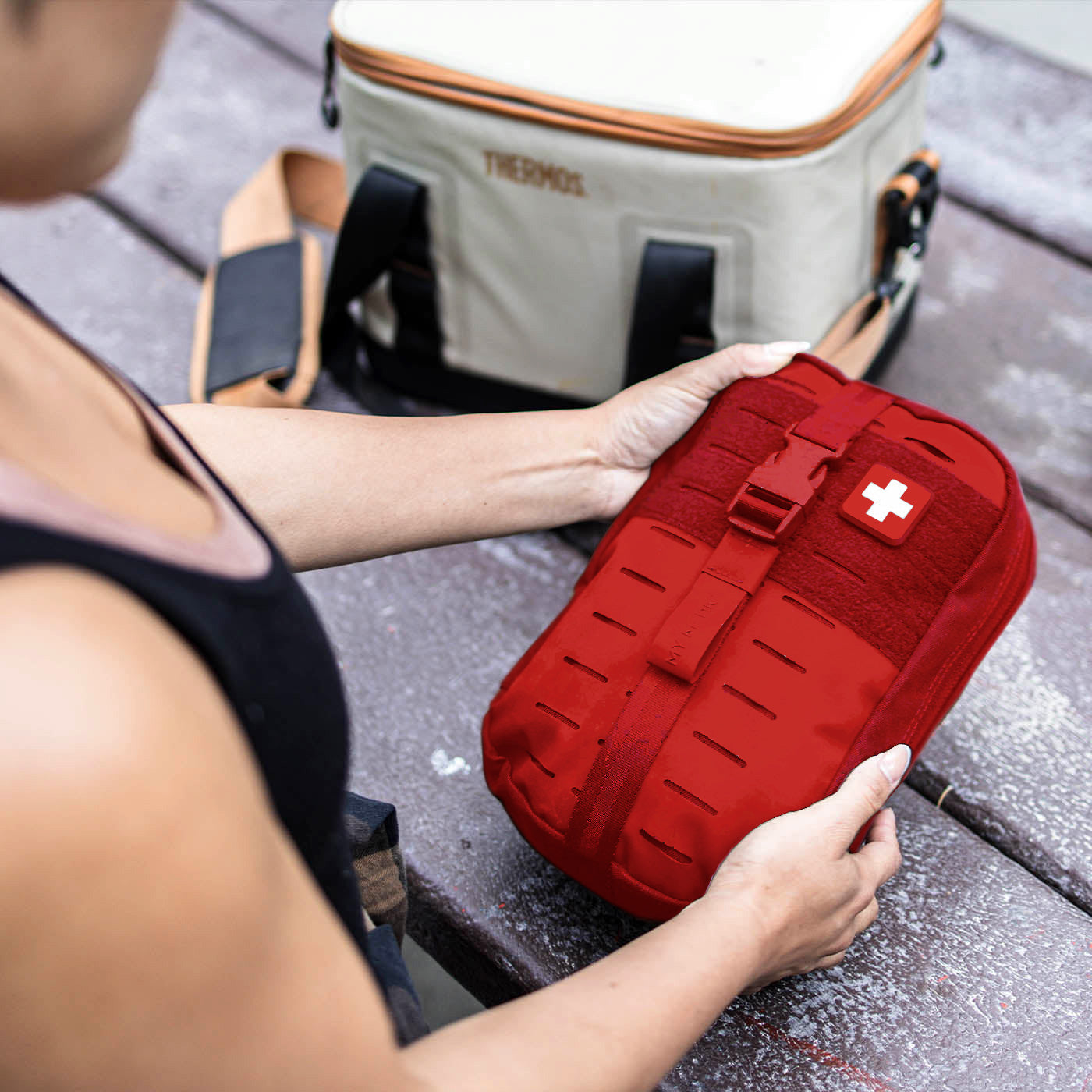 MyFAK Standard First Aid Kit by MyMedic (Red)