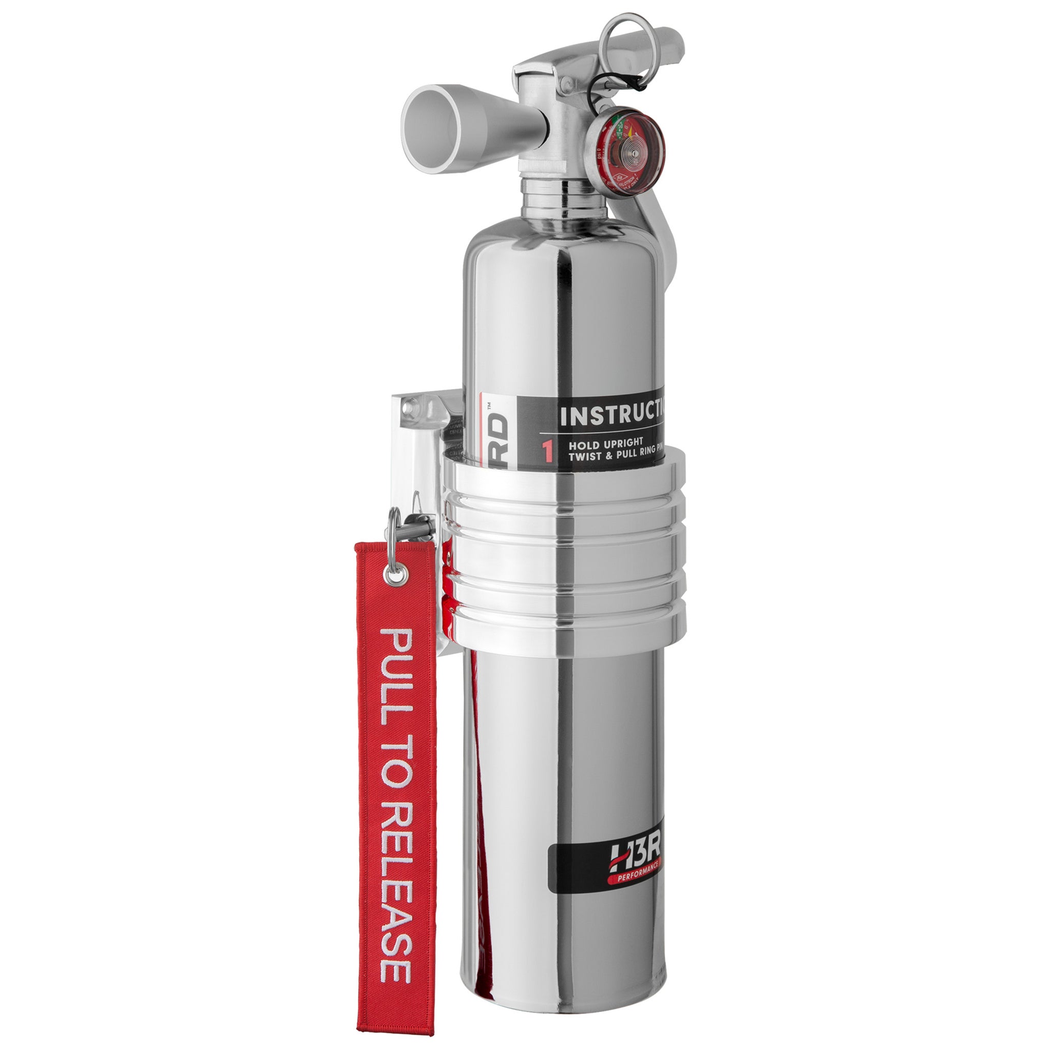 BB250P - Polished Finish Band Clamp for 2.5 lb. Extinguishers