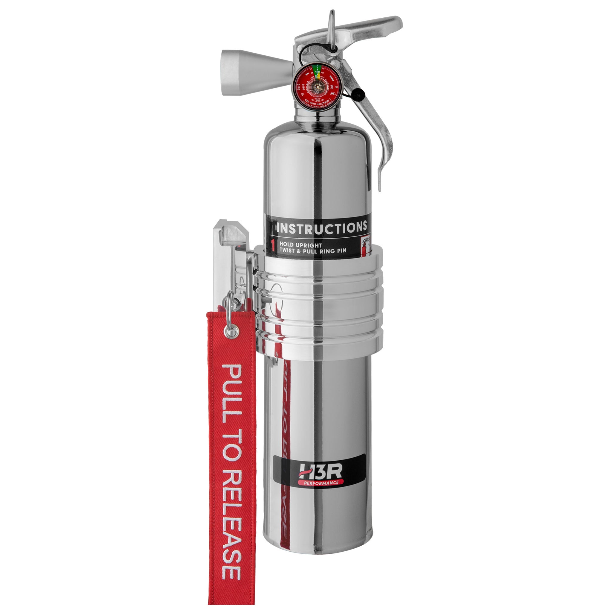 BB250P - Polished Finish Band Clamp for 2.5 lb. Extinguishers