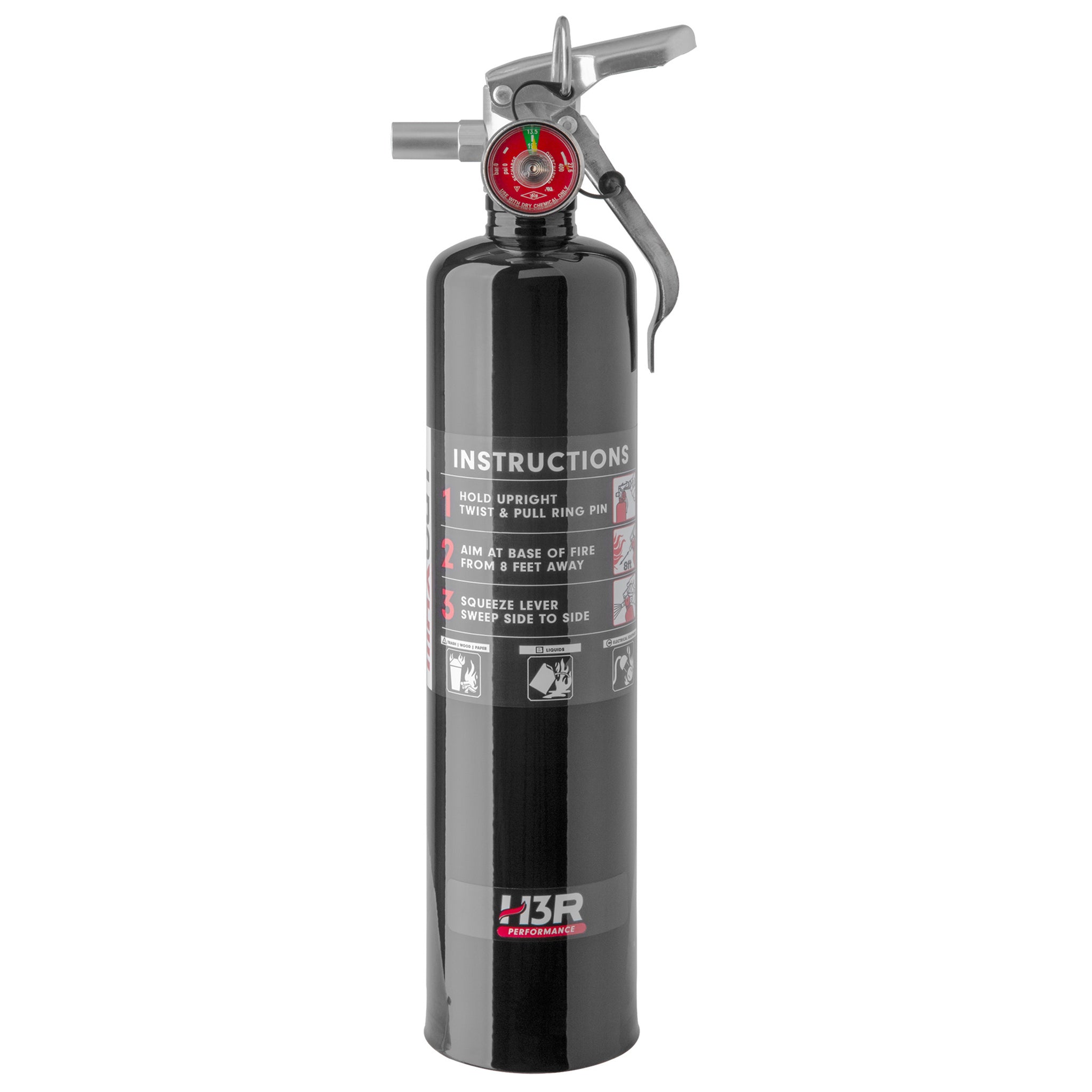 MX250BXPR - 2.5 lb. Black MaxOut Fire Extinguisher kit for Polaris RZR