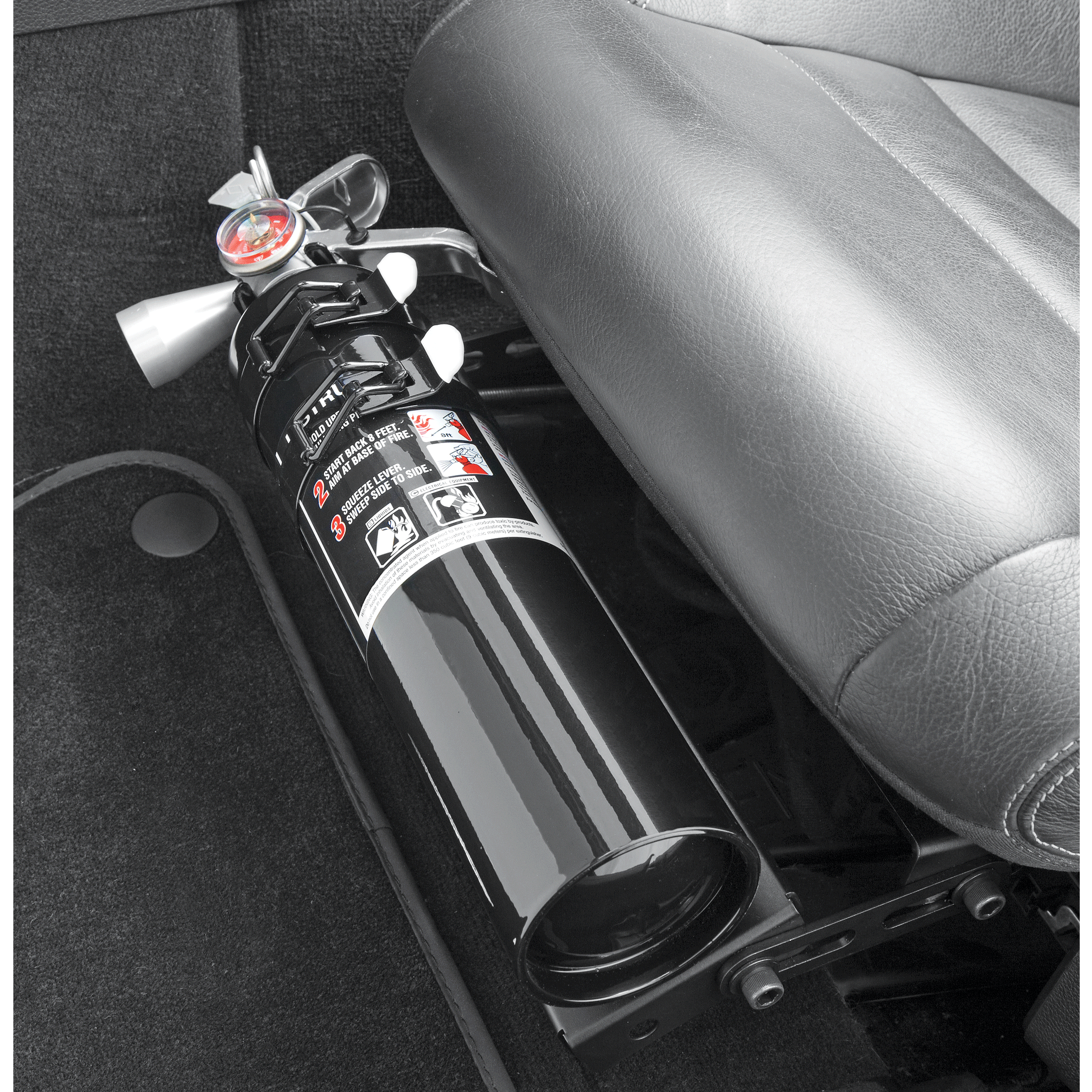 SM01BK - Fire Extinguisher Seat Mount